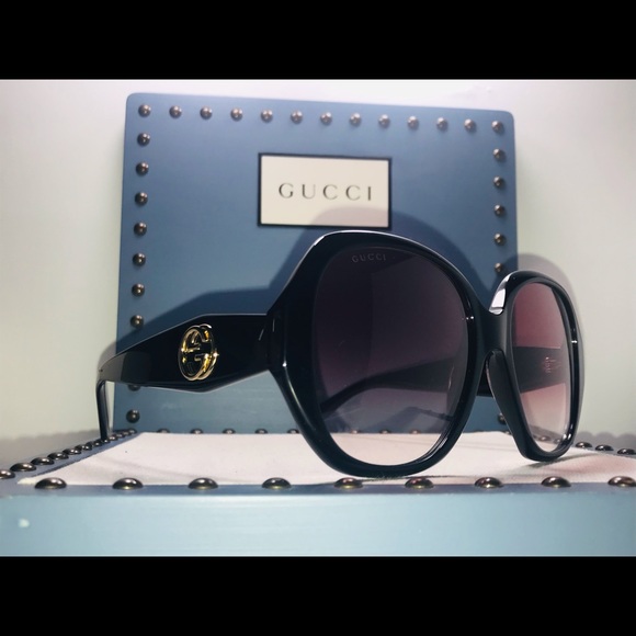 Black / Violet / Gold Gg0796s - 002 Sunglasses - Picture 5 of 10